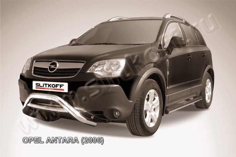 Slitkoff OPAN001 кенгурятник d76 низкий Opel Antara