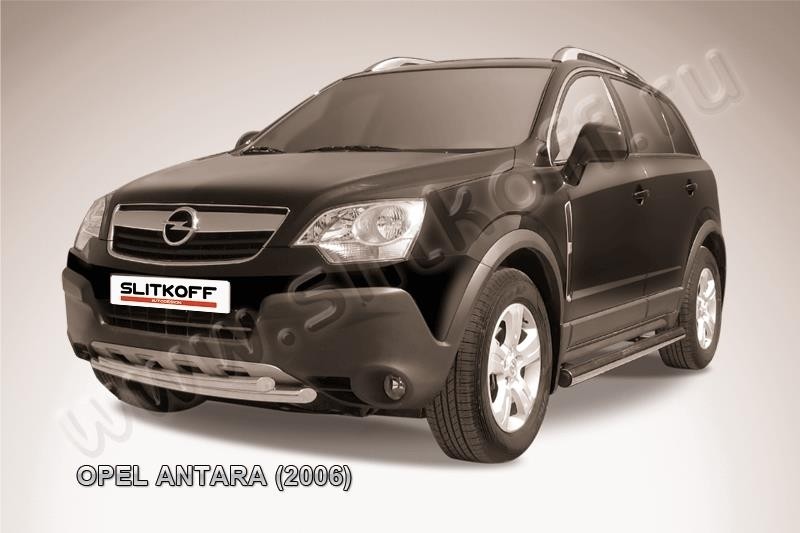 Slitkoff OPAN006 защита переднего бампера d57+ d57 двойная Opel Antara