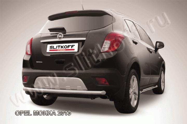 Slitkoff OPMOK13-011 защита заднего бампера d57 радиусная Opel Mokka (2013)