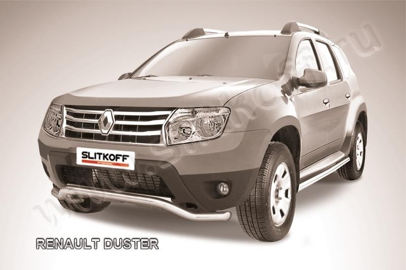 Slitkoff RD001 защита переднего бампера d57 "волна" Renault Duster