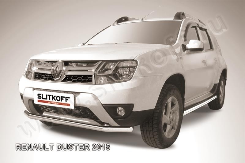 Slitkoff RD15003 защита переднего бампера d57 Renault Duster 2015