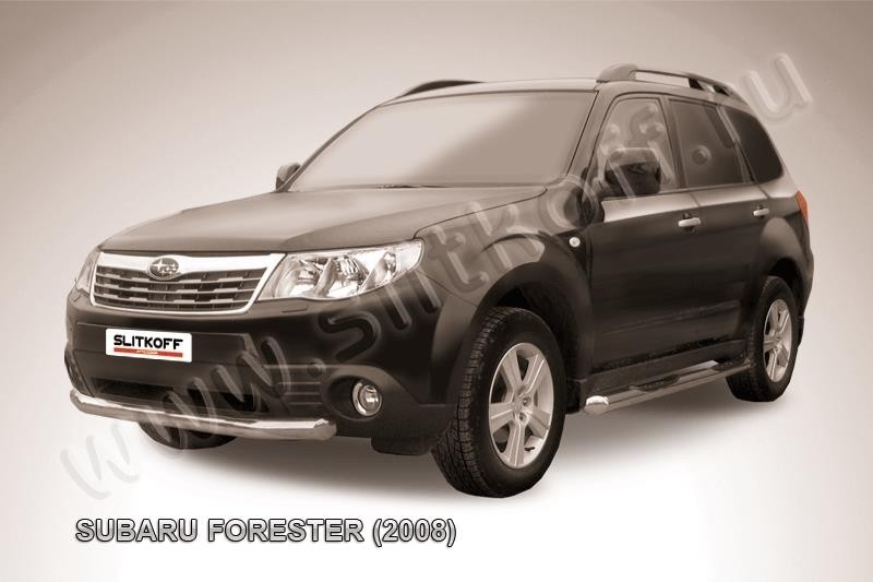 Slitkoff SF010 защита переднего бампера d76 Subaru Forester