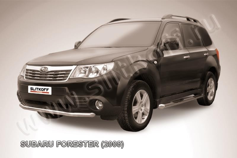 Slitkoff SF012 защита переднего бампера d57 Subaru Forester