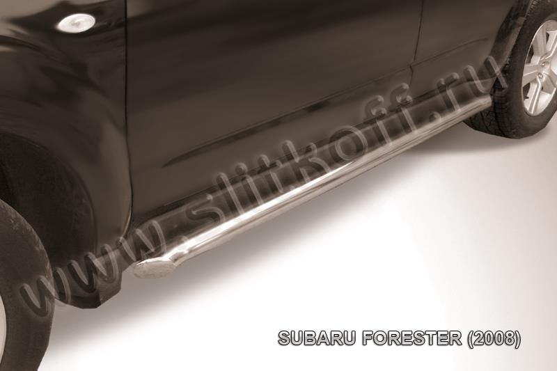 Slitkoff SF016 защита порогов d57 труба Subaru Forester