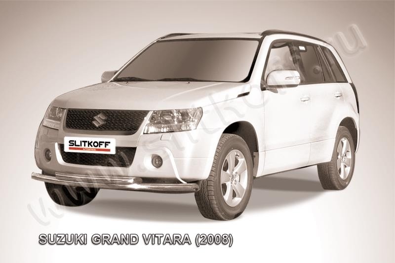 Slitkoff SGV08008 защита переднего бампера d57+ d57 двойная Suzuki Grand Vitara (2008)