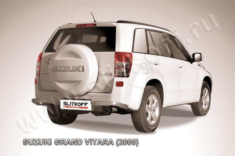 Slitkoff SGV08015 защита заднего бампера уголки d57 Suzuki Grand Vitara (2008)