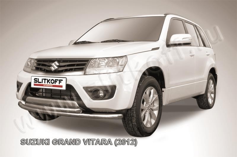 Slitkoff SGV12003 защита переднего бампера d57+ d57 двойная Suzuki Grand Vitara(2012)