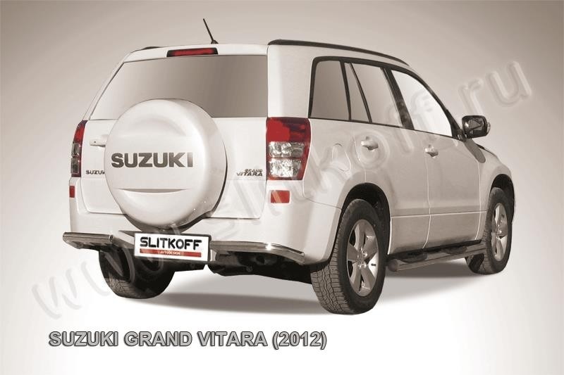 Slitkoff SGV12009 защита заднего бампера уголки d57 Suzuki Grand Vitara(2012)