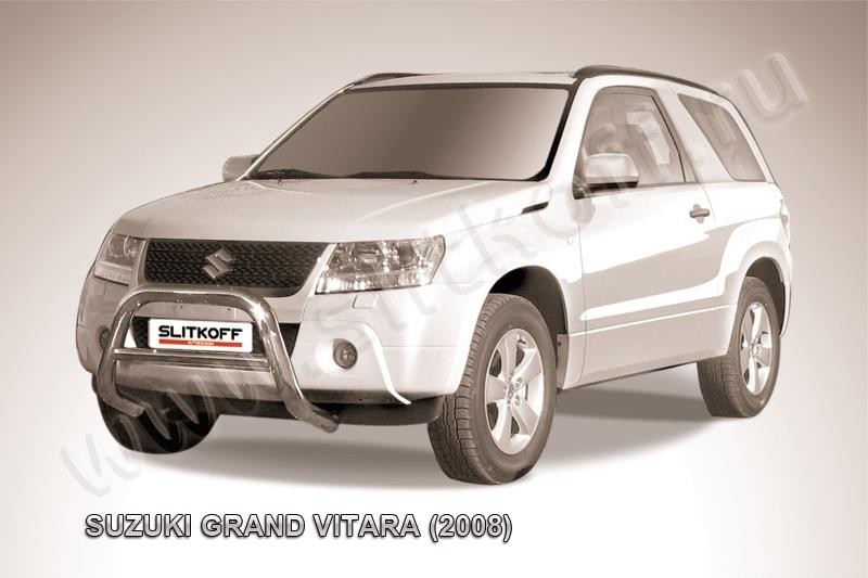 Slitkoff SGV3D08002 кенгурятник d76 низкий Suzuki Grand Vitara (трехдверная 2008)