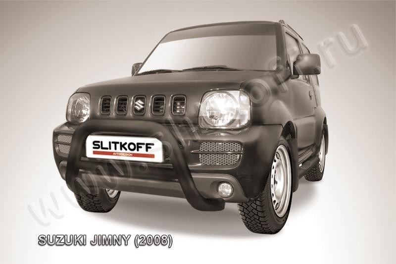 Slitkoff SJ002B кенгурятник d76 низкий черный Suzuki Jimny