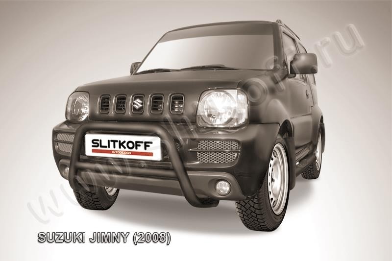 Slitkoff SJ004B кенгурятник d57 низкий черный Suzuki Jimny