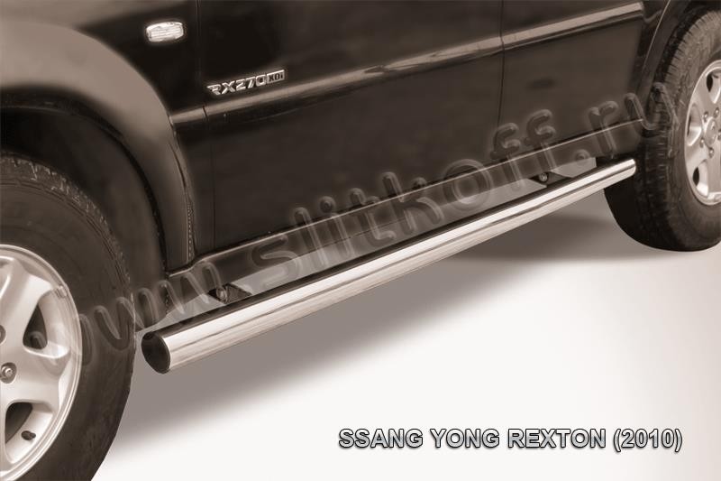 Slitkoff SSR009 защита порогов d76 труба SsangYong Rexton (2010)