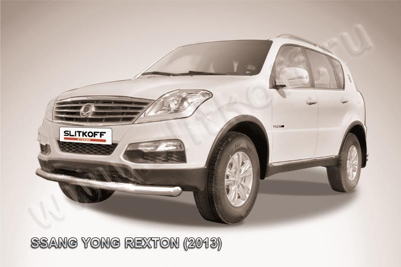 Slitkoff SSRN002 защита переднего бампера d76 SsangYong Rexton New (2013)