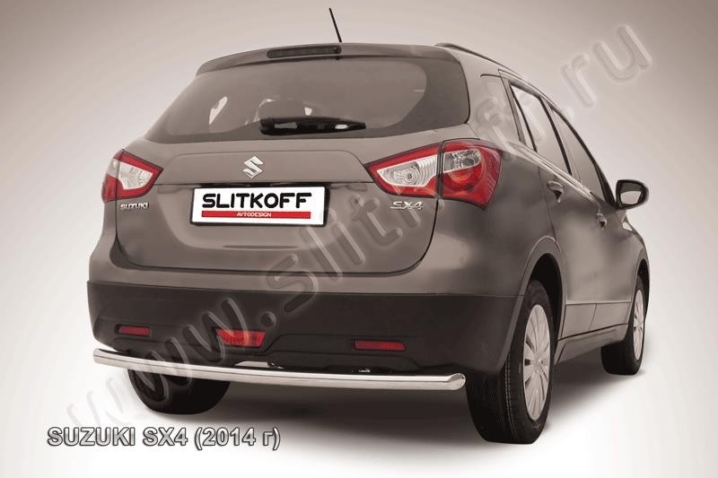 Slitkoff SSX4-14-008 защита заднего бампера d57 Suzuki SX-4 (2014)