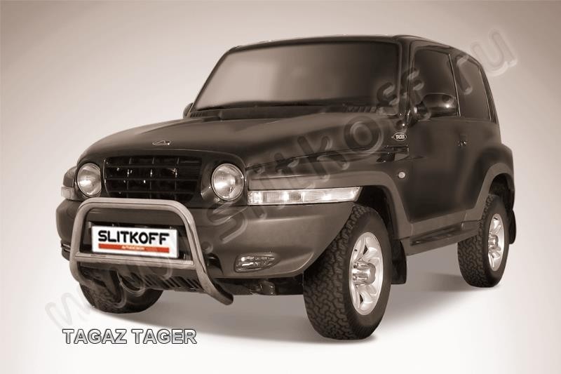 Slitkoff TAT008 кенгурятник d57 низкий ТагАЗ Tager