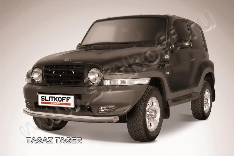 Slitkoff TAT010 защита переднего бампера d76 ТагАЗ Tager