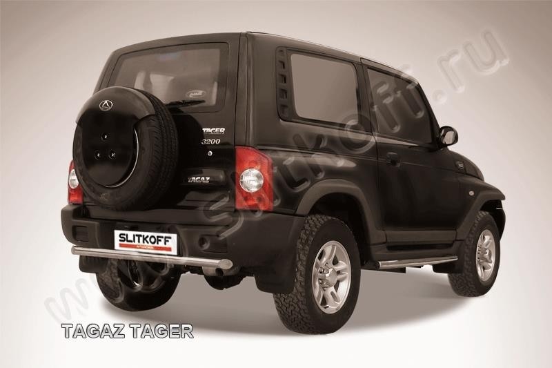 Slitkoff TAT017 защита заднего бампера d57 короткая ТагАЗ Tager