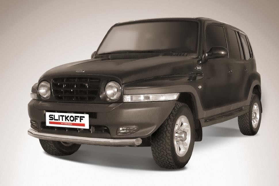 Slitkoff TAT5d010 защита переднего бампера d76 ТагАЗ Tager 5 двер.