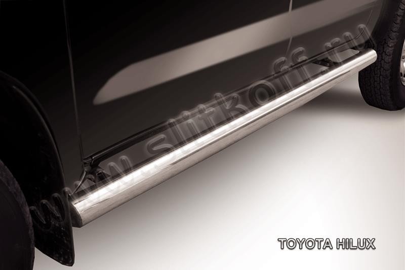 Slitkoff THL010 защита порогов d76 труба Toyota Hilux (2011)