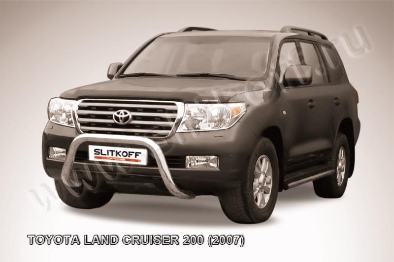 Slitkoff TLC2-009 кенгурятник d76 низкий "мини" Toyota Land Cruiser 200 (2007)