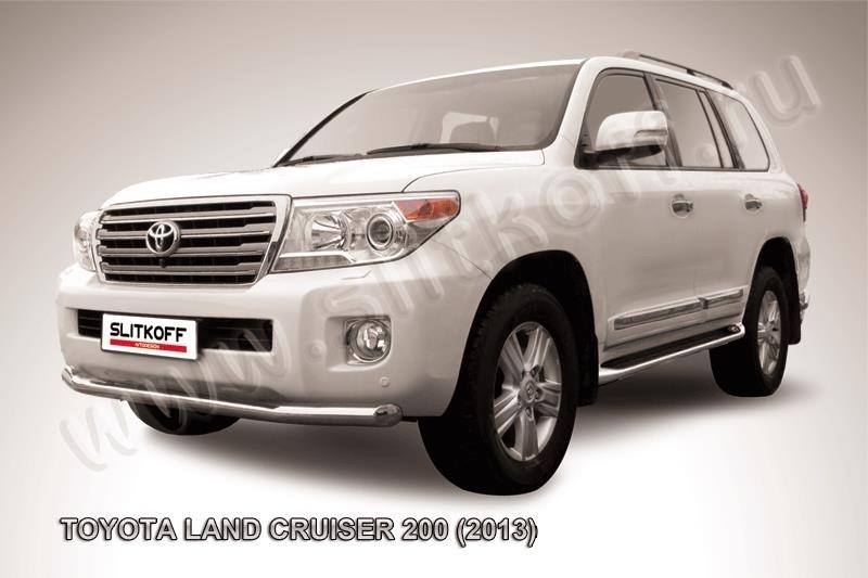 Slitkoff TLC2-13-005 защита переднего бампера d76 Toyota Land Cruiser 200 (2013)