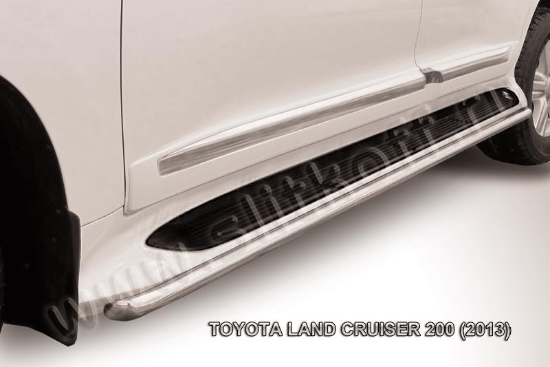 Slitkoff TLC2-13-014 защита штатного порога d42 Toyota Land Cruiser 200 (2013)