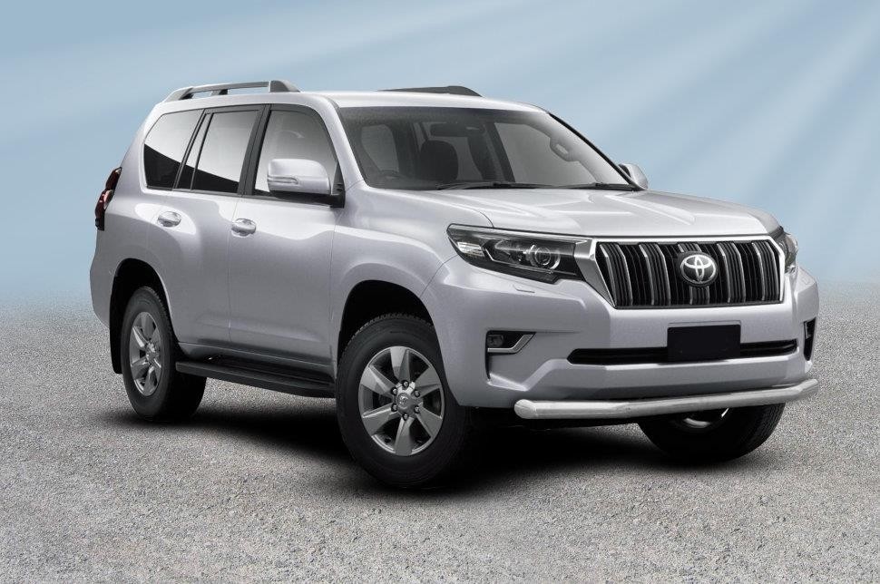Slitkoff TOP17-003 защита переднего бампера d76 Toyota Land Cruiser Prado (2017)