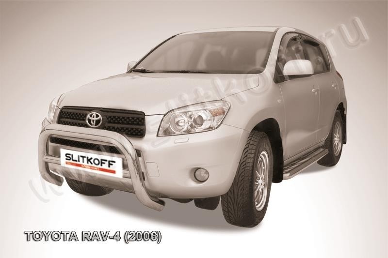 Slitkoff TR4002 кенгурятник d76 низкий Toyota RAV4 (2006)