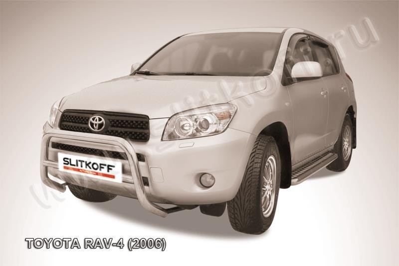 Slitkoff TR4004 кенгурятник d57 низкий Toyota RAV4 (2006)