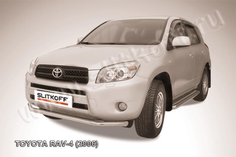 Slitkoff TR4006 защита переднего бампера d57 Toyota RAV4 (2006)
