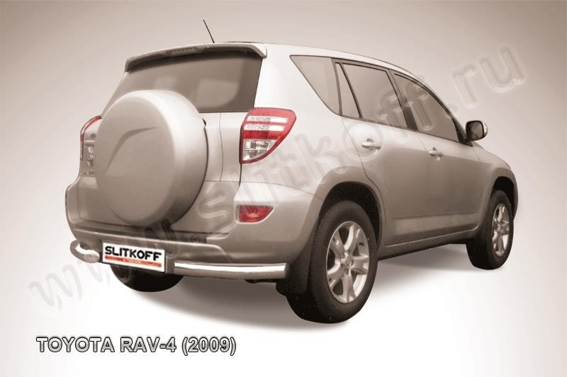 Slitkoff TR409-014 защита заднего бампера уголки d76 Toyota RAV4 (2009)