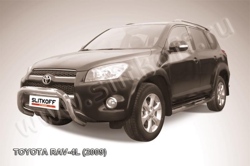 Slitkoff TR409L-002 кенгурятник d76 низкий Toyota RAV4 L (2009)