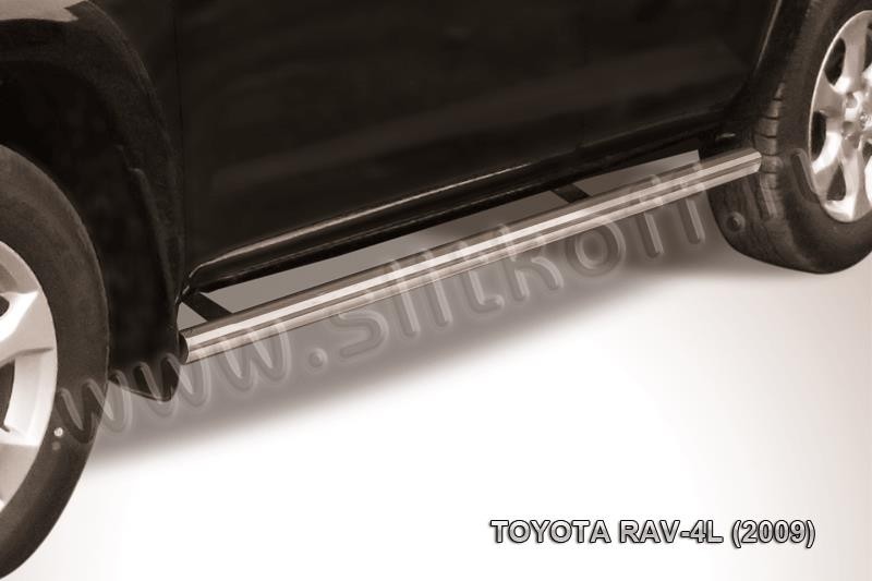 Slitkoff TR409L-014 защита порогов d76 труба Toyota RAV4 L (2009)