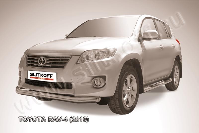 Slitkoff TR410-004 защита переднего бампера d76 Toyota RAV4 (2010)