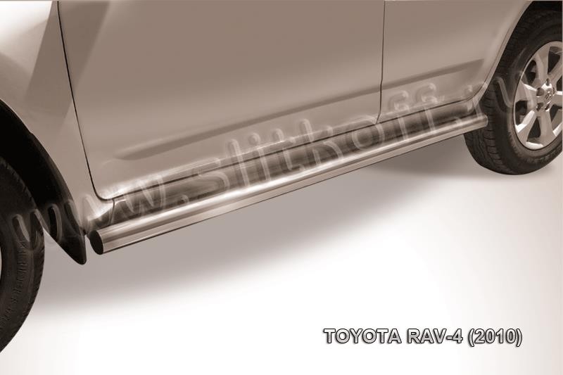 Slitkoff TR410-011 защита порогов d57 труба Toyota RAV4 (2010)