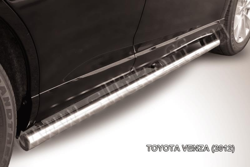 Slitkoff TVEN007 защита порогов d57 труба Toyota Venza (2013)