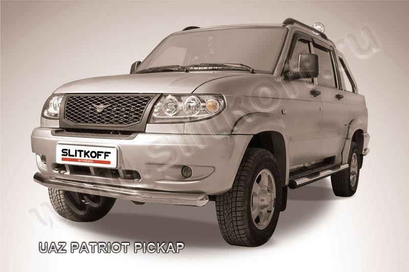 Slitkoff UPpic002 защита переднего бампера d76 УАЗ Пикап 2007
