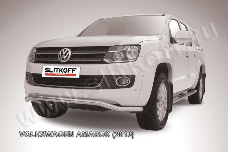 Slitkoff VWAM13-007 защита переднего бампера d57 "волна" Volkswagen Amarok (2013)