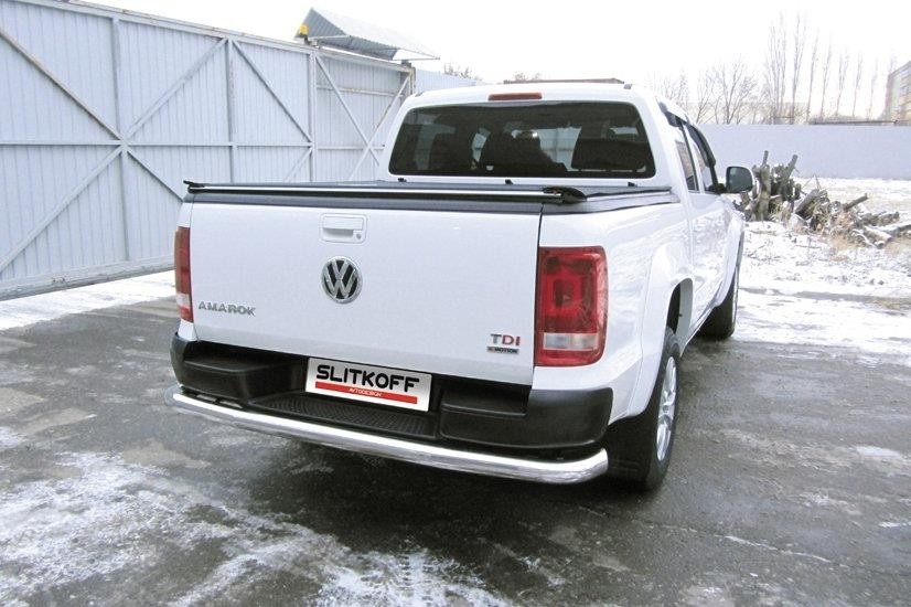 Slitkoff VWAM16-006 защита заднего бампера d76 Volkswagen Amarok (2016)