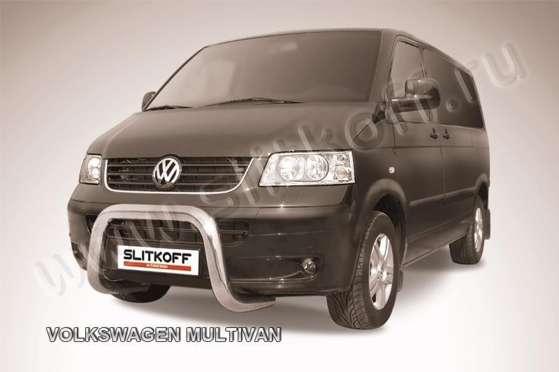 Slitkoff VWM001 кенгурятник d76 низкий "мини" Volkswagen Multivan