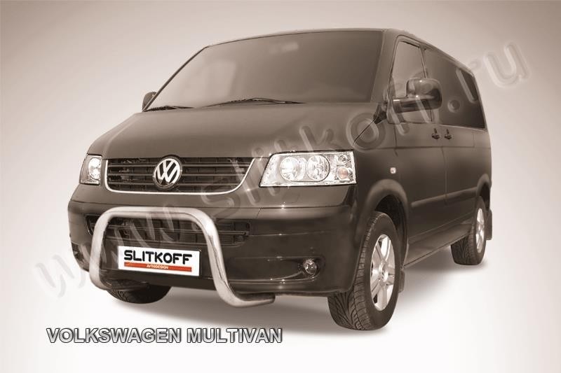 Slitkoff VWM002 кенгурятник d57 низкий "мини" Volkswagen Multivan