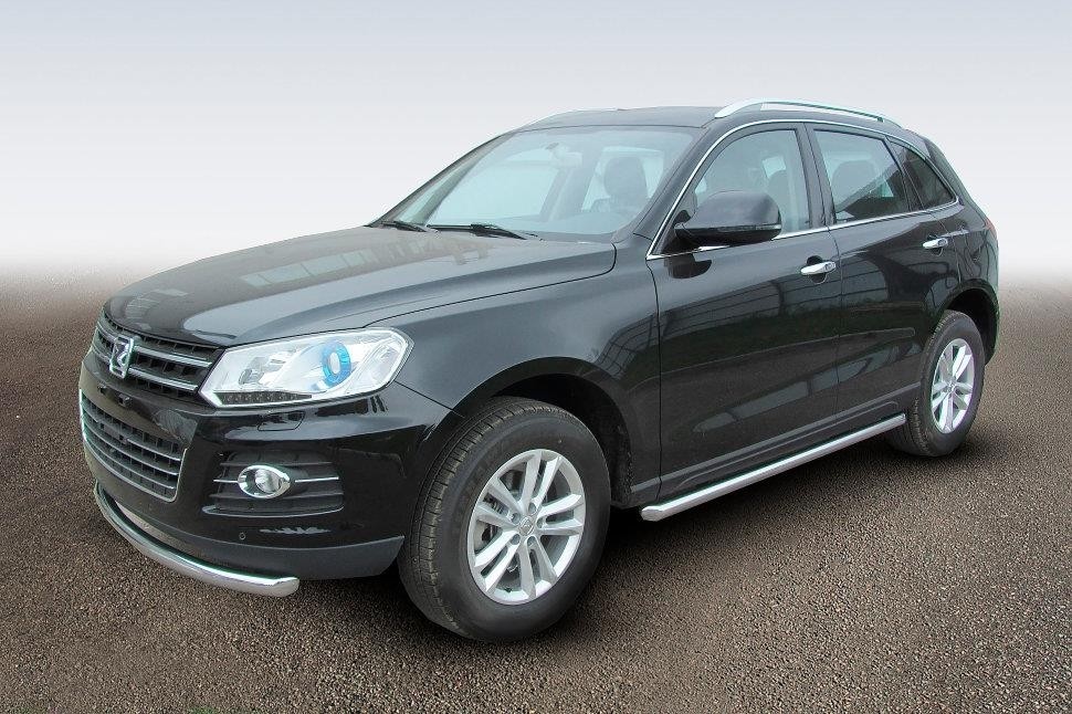 Slitkoff ZOT-005 защита штатного порога d57 труба Zotye T600