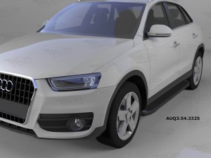 Can Otomotiv AUQ3.54.3325 пороги алюминиевые (Sapphire Black) Audi Q3 (2011-)