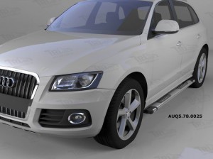 Can Otomotiv AUQ5.78.0025 пороги алюминиевые (Emerald silver ) Audi Q5 (2009-)