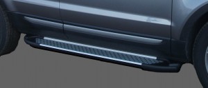 Can Otomotiv AUQ7.51.0025 пороги алюминиевые (Sapphire Silver) Audi Q7 (2009-2015) (нагр. до 40 кг.)