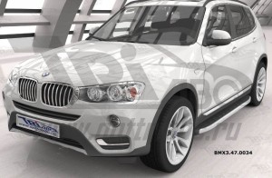 Can Otomotiv BMX3.47.0034 пороги алюминиевые (Alyans) BMW X3 (F25 2010-)