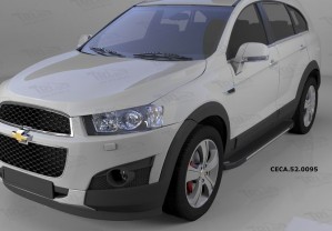 Can Otomotiv CECA.52.0095 пороги алюминиевые (Onyx) Chevrolet Captiva (2006-2010-)