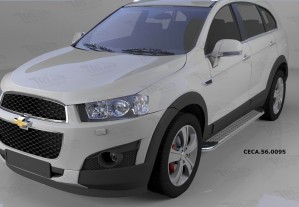Can Otomotiv CECA.56.0095 пороги алюминиевые (Opal) Chevrolet Captiva (2006-2010-)