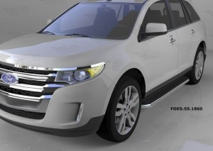 Can Otomotiv FOED.55.1860 пороги алюминиевые (Ring) Ford Edge (2014-)