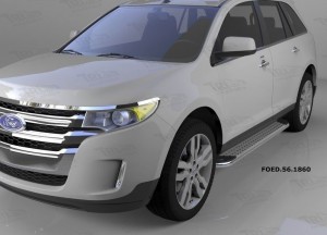 Can Otomotiv FOED.56.1860 пороги алюминиевые (Opal) Ford Edge (2014-)